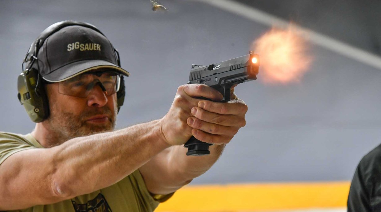 Testschiessen der modularen Match-Pistole SIG Sauer P320 X-Five