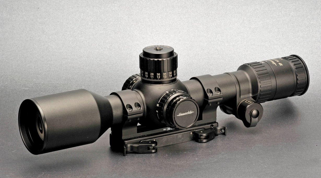 Hensoldt ZF 3,5-26 x 56 FF in Mattschwarz.