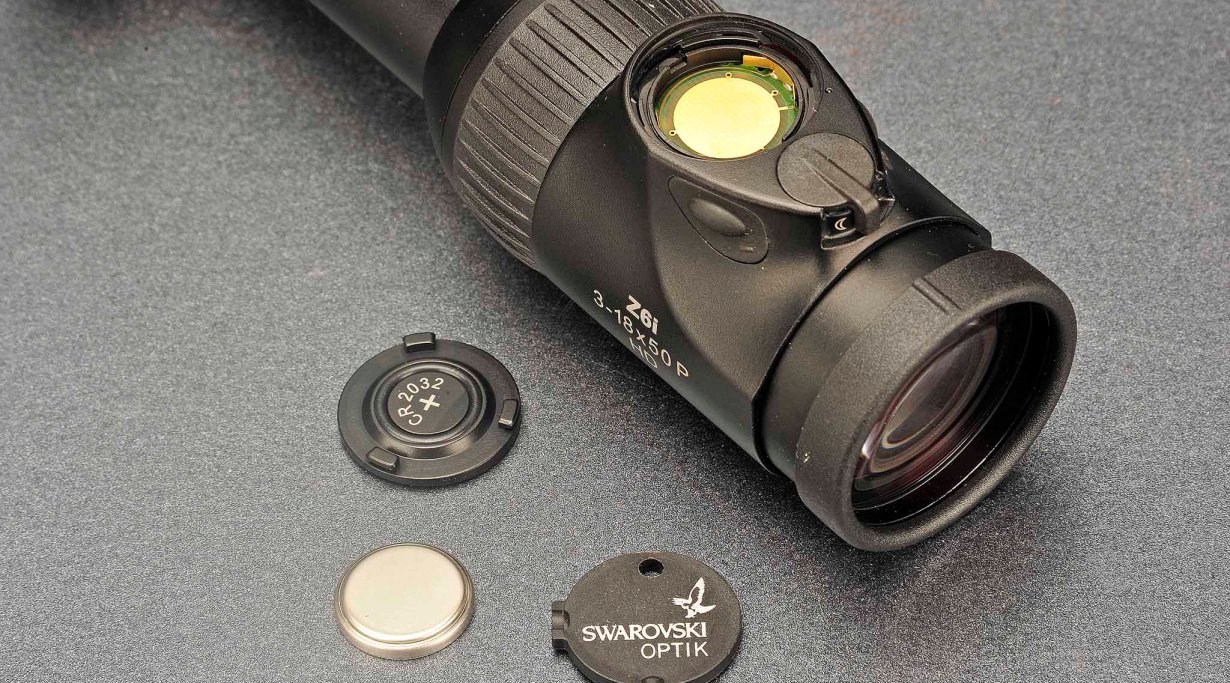 Batteriefach des Swarovski Z6i 3-18x50