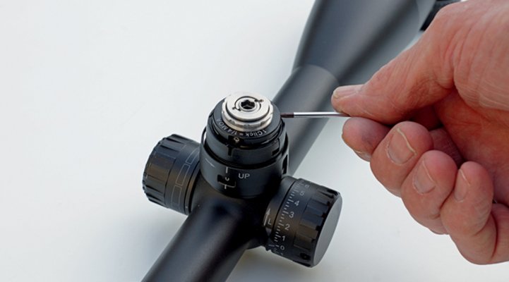 Swarovski X5(i) Zielfernrohr: Höhenturm von oben