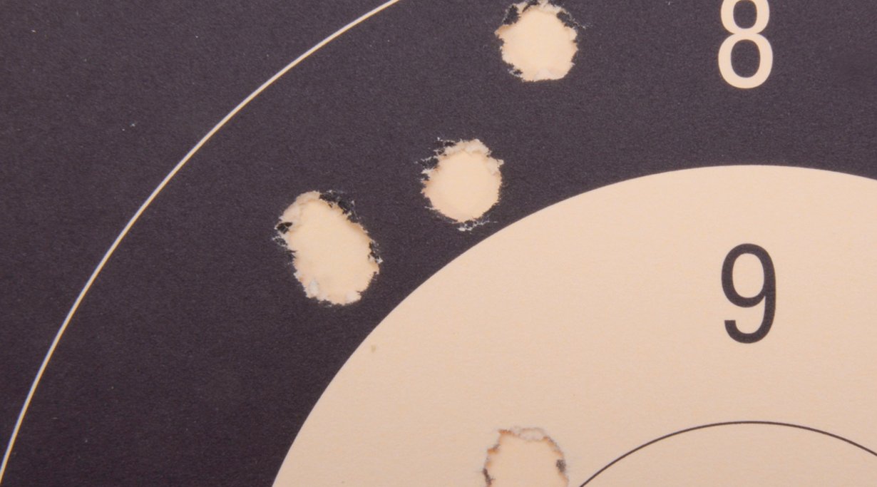 300 m Schussbild HAENEL RS9