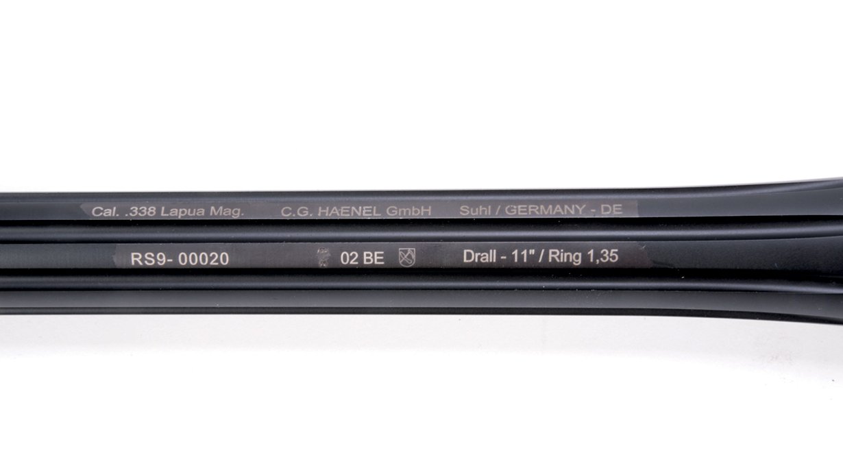 Hersteller-Markierungen auf dem Lauf: