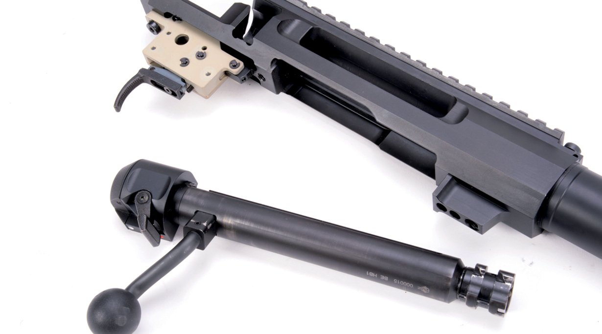 Systemkasten und Verschluss des HAENEL RS9