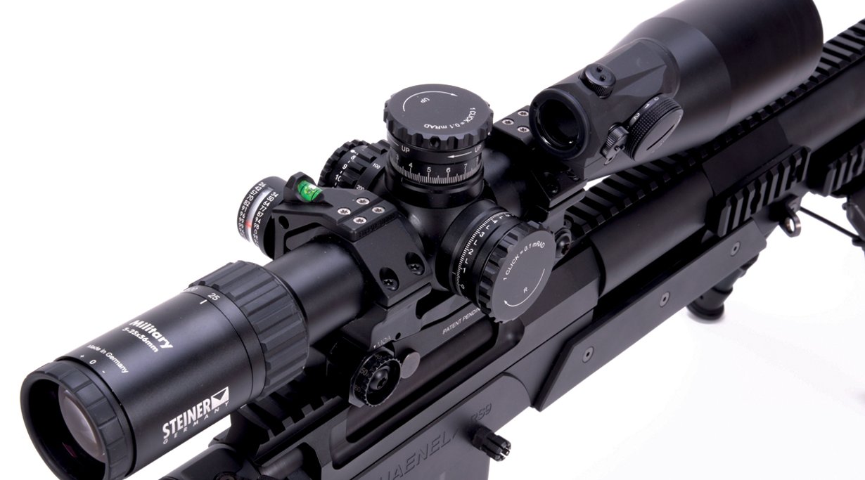 Zielfernrohr und AIMPOINT Micro Leuchtpunktvisier