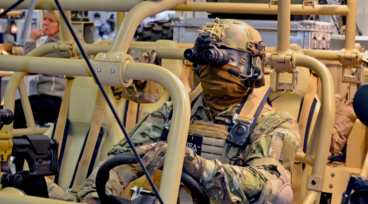 Night vision at IEA, Enforcetac 2016