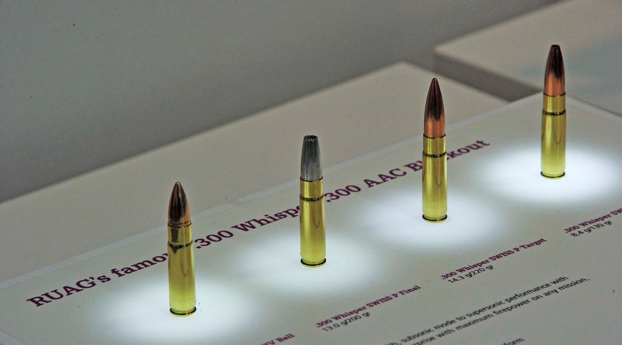 .300 Whisper / .300 Blackout at RUAG booth, Enforcetac 2016