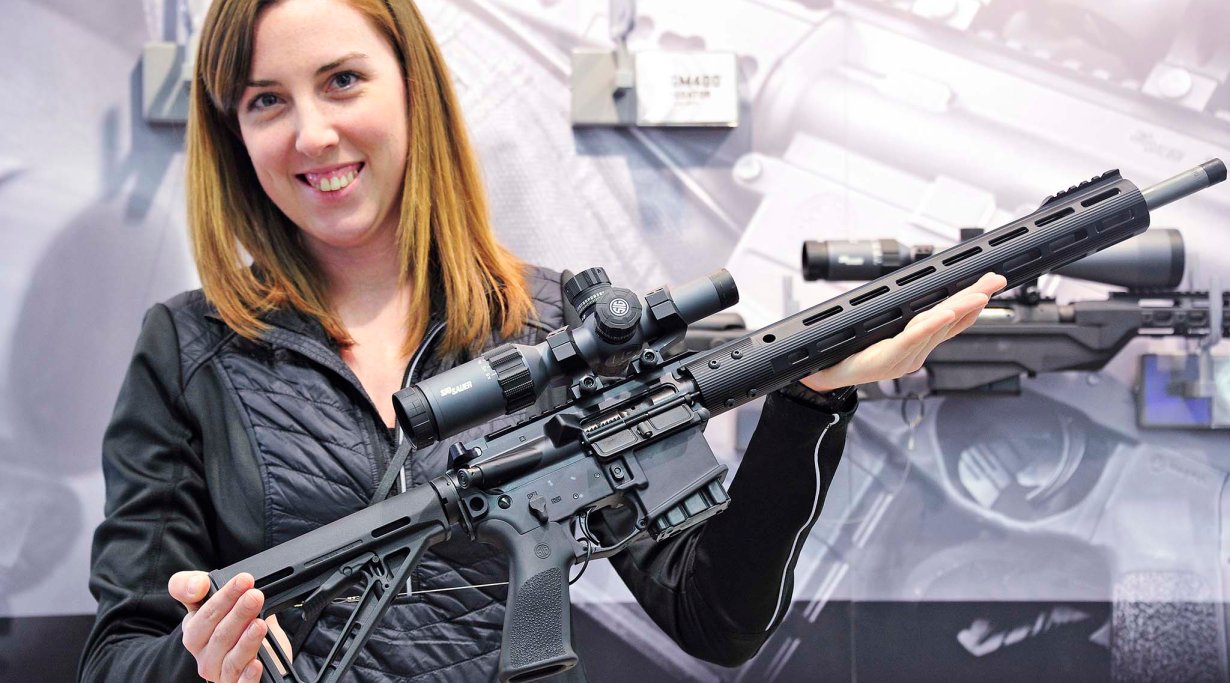 Sig Sauer M400 rifle at Enforcetac 2016