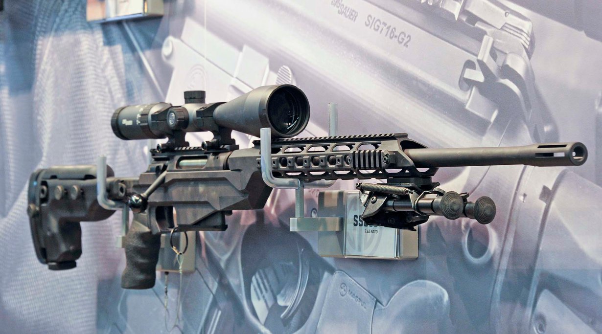 SSG 3000 sniper rifle at Enforcetac 2016