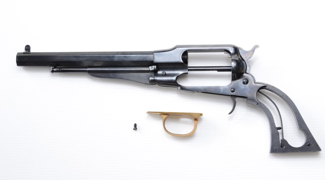 Revolver Remington 1858 mit ausgebauten Abzugsbügel