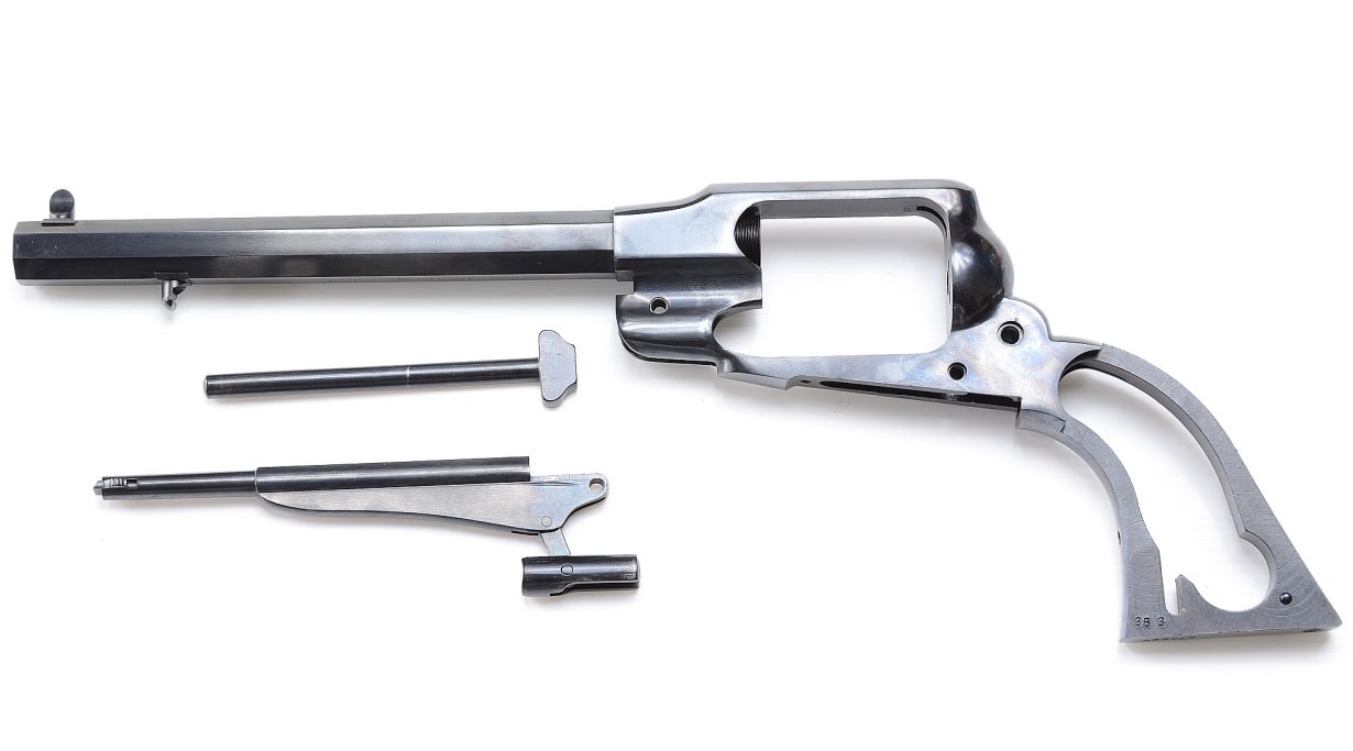 Revolver Remington 1858 mit ausgebautem Ladehebel 