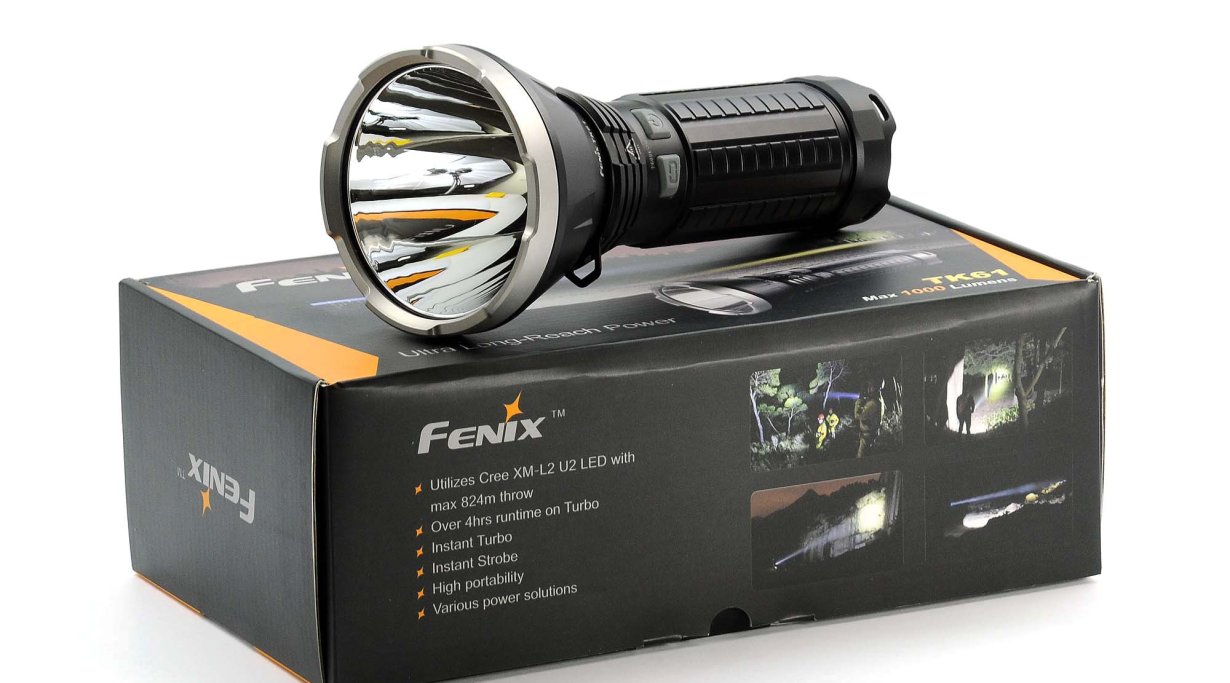 FENIX TK-61: Scheinwerfer im Taschenlampenformat