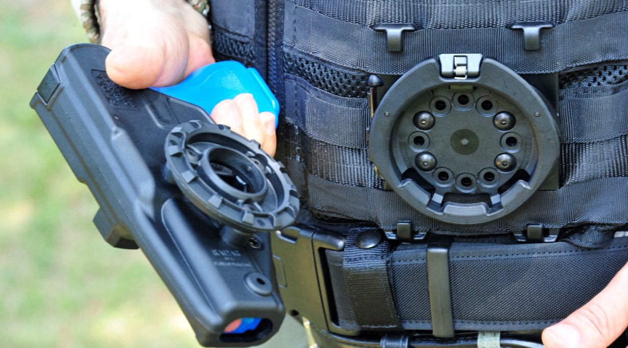 Holster von RADAR mit RDC-System innen