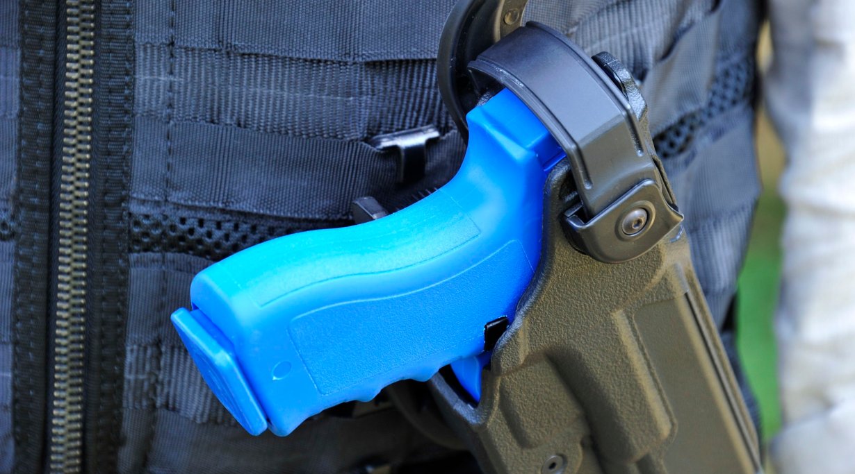 Radar Holster mit elastischem Riemen