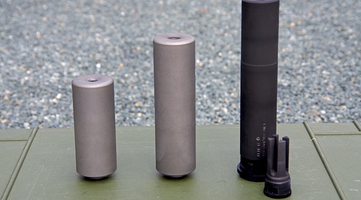 Die Ase Utra-Schalldämpfer SL5, SL7 und Jet-Z.