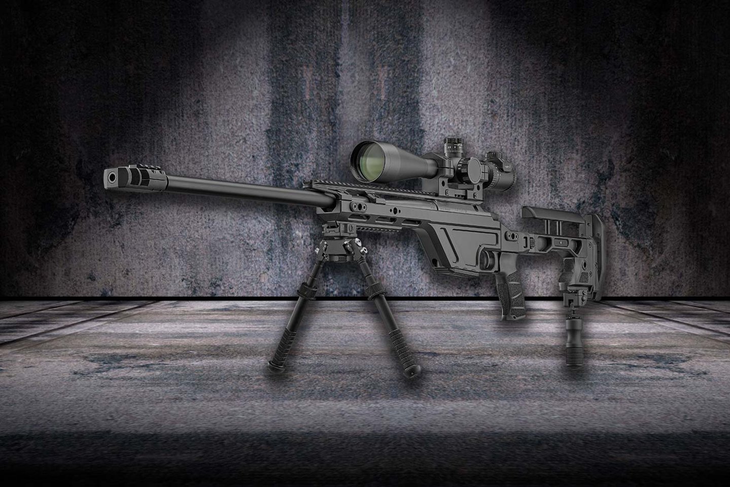 CZ TSR Scharfschützengewehr CZ TSR mit Zweibein und Zielfernrohr