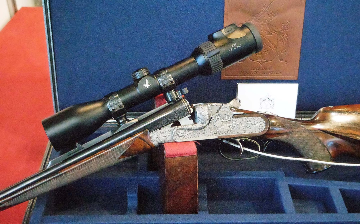 Querbüchse Fanzoj Express im Kaliber 8 x 75 RS Querbüchse Fanzoj Express im Kaliber 8 x 75 RS