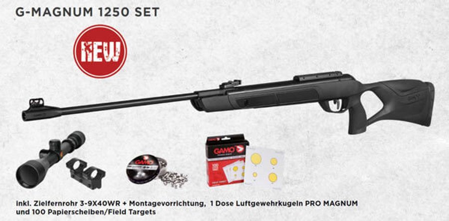GAMO G-Magnum Luftgewehr-Set im Test GAMO Luftgewehr Set