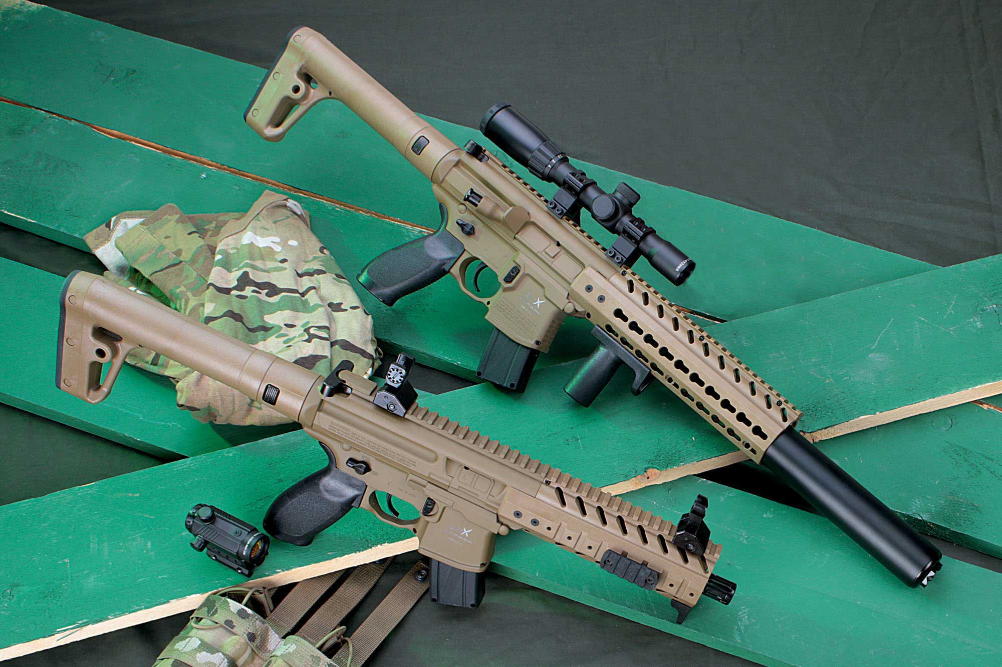 sig-sauer: Test & Technik: SIG Sauer MPX und MCX Luftgewehre von GSG