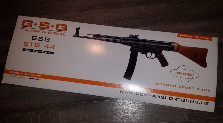 Verpackung GSG StG44 9 mm P.A.K.