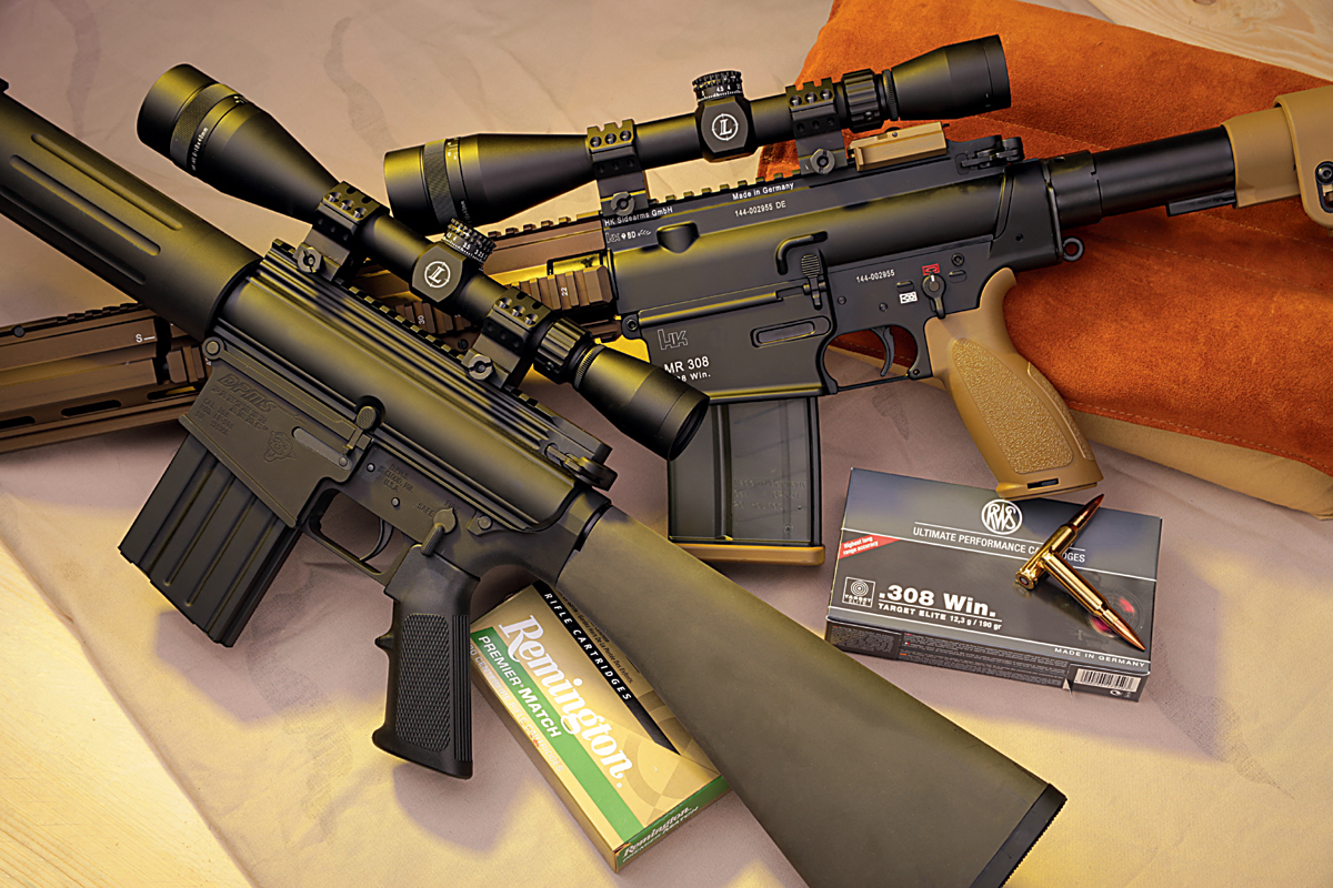 heckler-und-koch: Test: HECKLER & KOCH MR308 und DMPS LR-308 im Vergleich