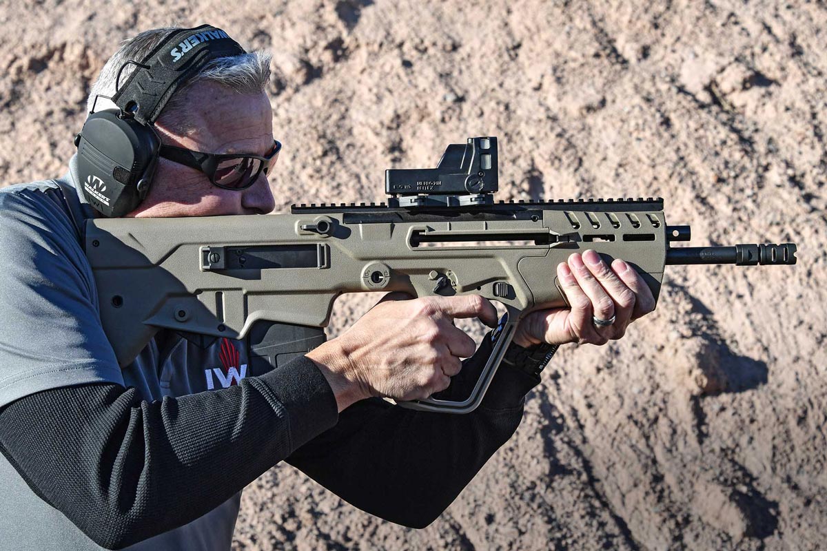 iwi: IWI Tavor SAR: ziviler Halbautomat des Tavor 7 Sturmgewehrs iwi: IWI Tavor SAR: ziviler Halbautomat des Tavor 7 Sturmgewehrs