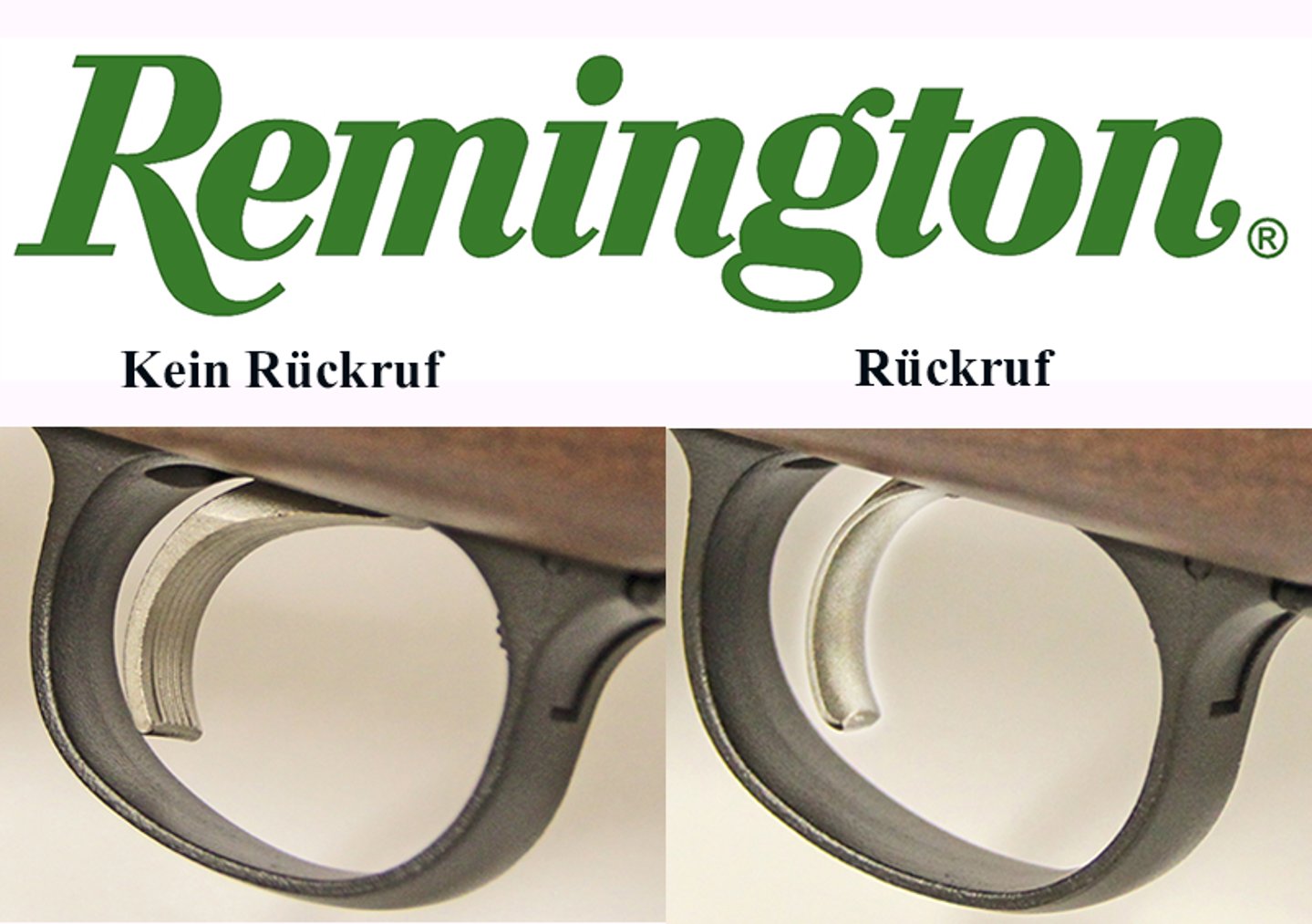 Rückrufaktion REMINGTON Modelle 700 und Seven