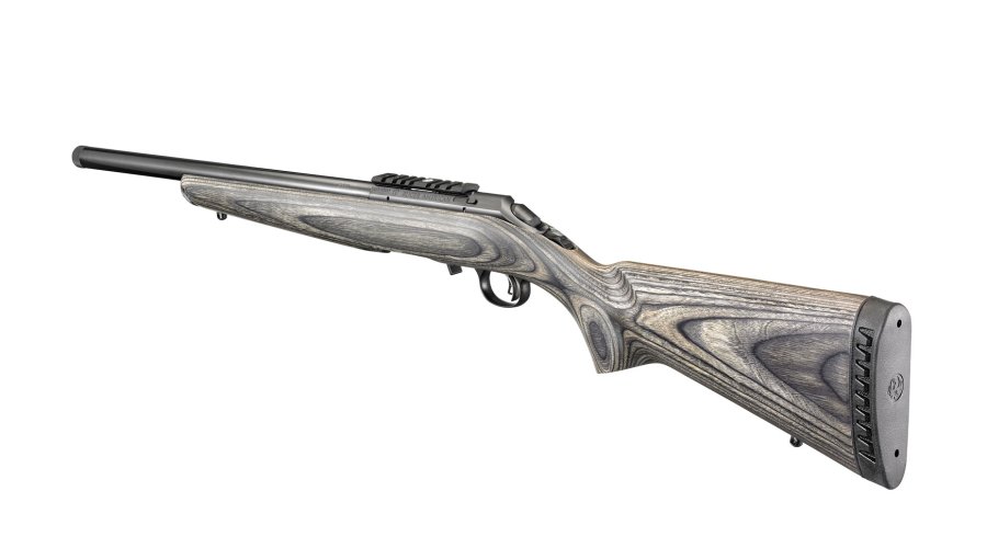RUGER American Rimfire Target Einzellader KK-Gewehr Ansicht von hinten