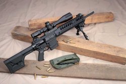 Test & Technik: SIG Sauer 716 DMR Sport in .308 Winchester Das SIG Sauer 716 DMR Sport in .308 Winchester in Vollansicht