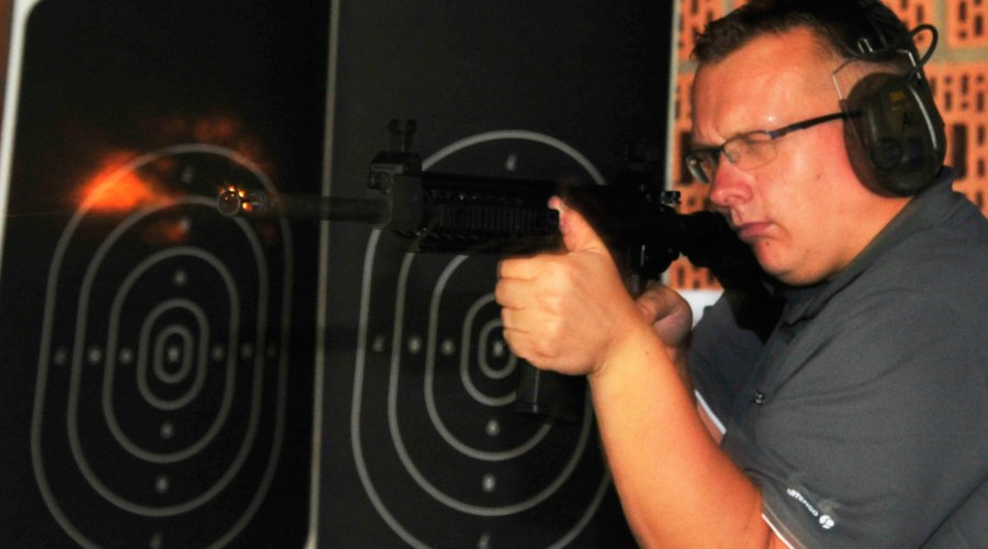 SIG716 Patrol auf der Schießbahn