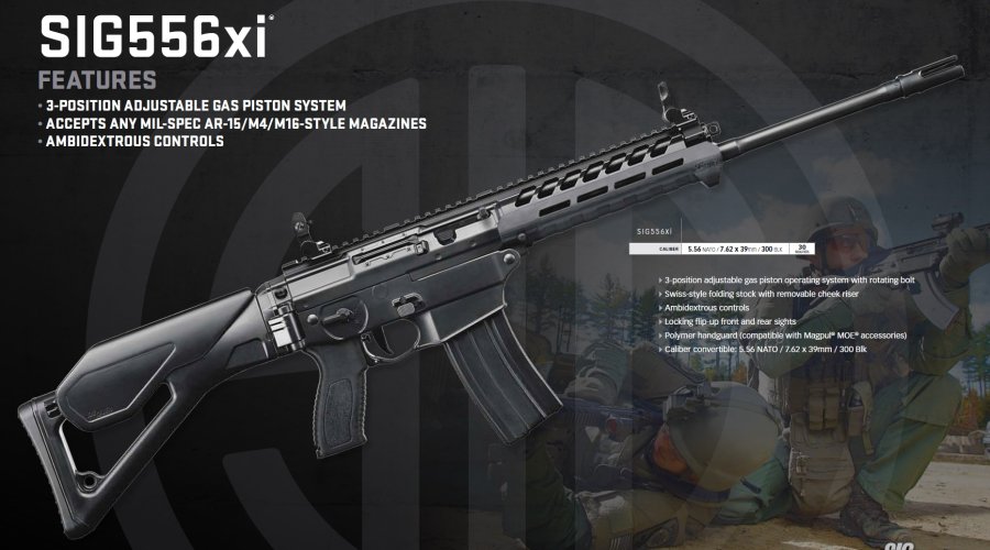 Preview: SIG SAUER SIG556xi - ziviles Sturmgewehr vom Feinsten.