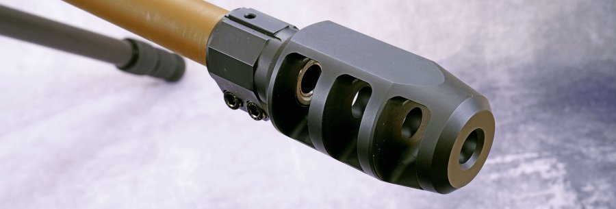 Accuracy International AX 50 ELR in .50 BMG Mündung der Accuracy International AX 50 ELR in .50 BMG