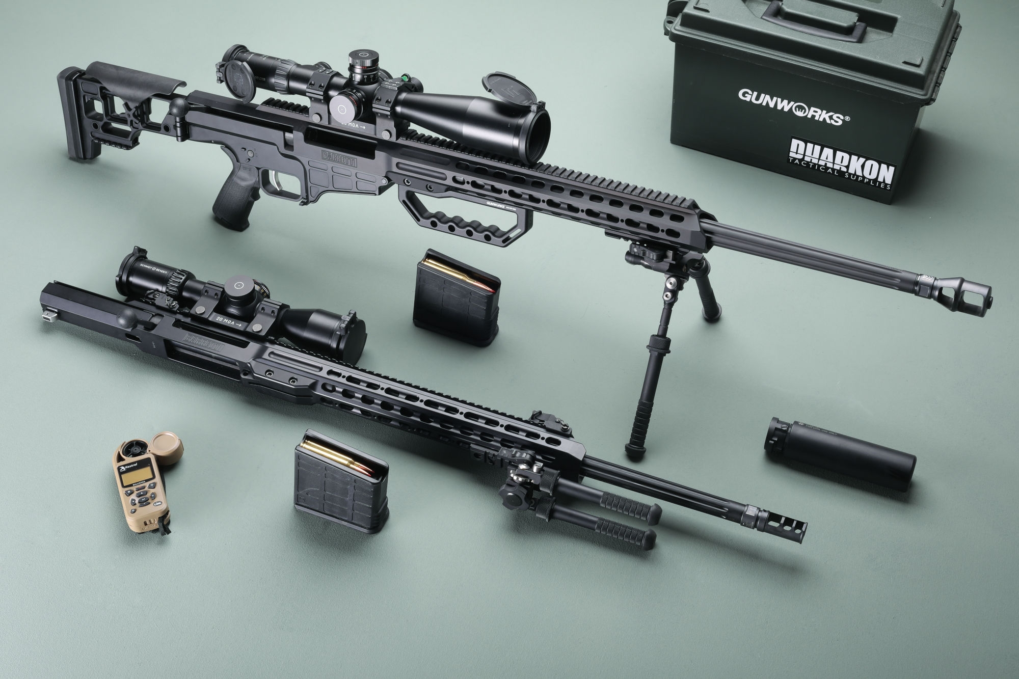 barrett: Test + Video: Barrett MRAD in .338 LM & .300 WinMag im Long-Range-Versuch auf bis zu 500 Meter barrett: Test + Video: Barrett MRAD in .338 LM & .300 WinMag im Long-Range-Versuch auf bis zu 500 Meter
