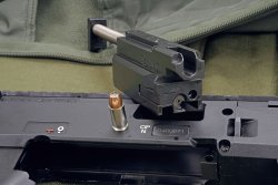 CZ Scorpion EVO 3 S1 in 9 mm Luger im Test – Was kann der Pistolenkarabiner? Verschluss des CZ Scorpion EVO 3 S1 von vorne.