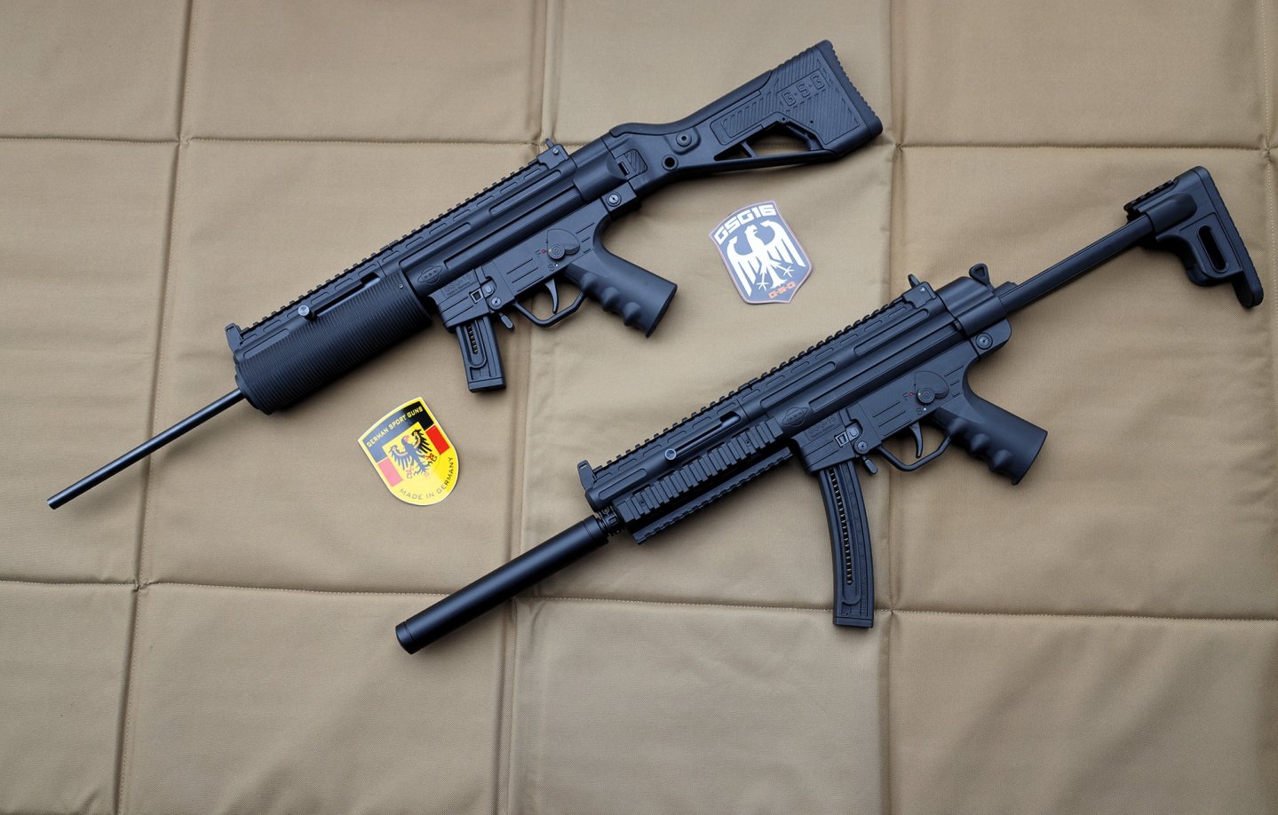 German Sport Guns GSG-16 und GSG-16 Sport in .22 Long Rifle im Praxistest  Die GSG-16 und GSG-16 Sport in .22 Long Rifle.