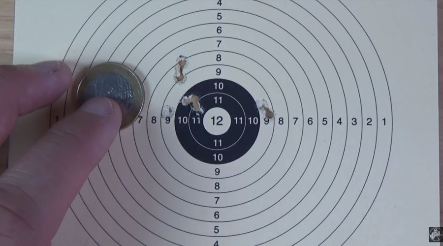 GAMO Fast Shot 10X IGT Luftgewehr Trefferbild.