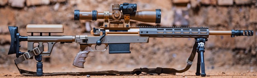 Die Repetierbüchsen Haenel HLR Basic in 6,5 Creedmoor und HLR Pro in .308 Winchester im Test Die Pro-Variante der neuen Haenel HLR von rechts.