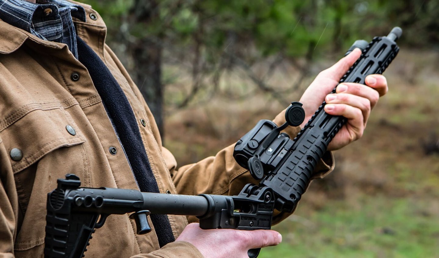 Neu für 2024: KelTec SUB2000 GEN3, der klappbarer Pistolenkarabiner KelTec SUB2000 GEN3.