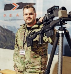 P.E.A.C.E. ORS-1 in .308 Winchester – Repetierbüchsen-Newcomer mit Potential im Test 29-jähriger P.E.A.C.E.-Firmengründer Jakob Eckmayr.