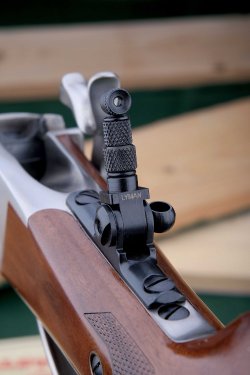 Test & Technik: Pedersoli-Lyman Model of 1878 Replika-Büchse Lyman No. 2 Tang Sight Diopter der Pedersoli-Lyman Model of 1878 Büchse