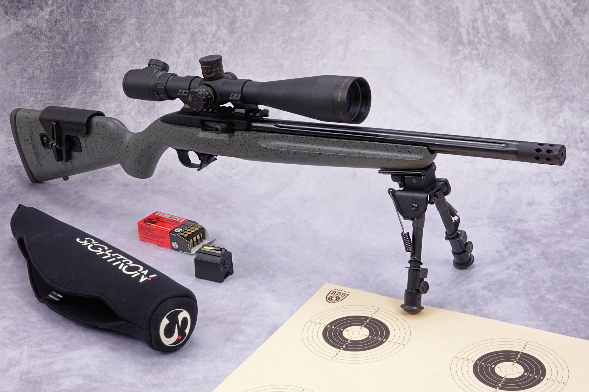 ruger: Ruger 10/22 Competition im Test: Was kann der Kleinkaliber-Selbstlader aus dem Ruger Custom Shop? ruger: Ruger 10/22 Competition im Test: Was kann der Kleinkaliber-Selbstlader aus dem Ruger Custom Shop?