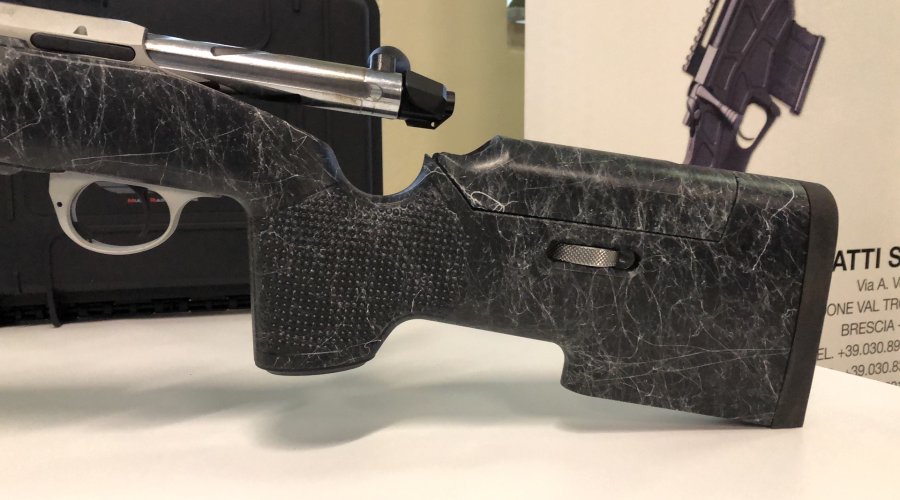 Die Sabatti Tactical EVO mit verstellbarer Schaftkappe und Schaftbacke.