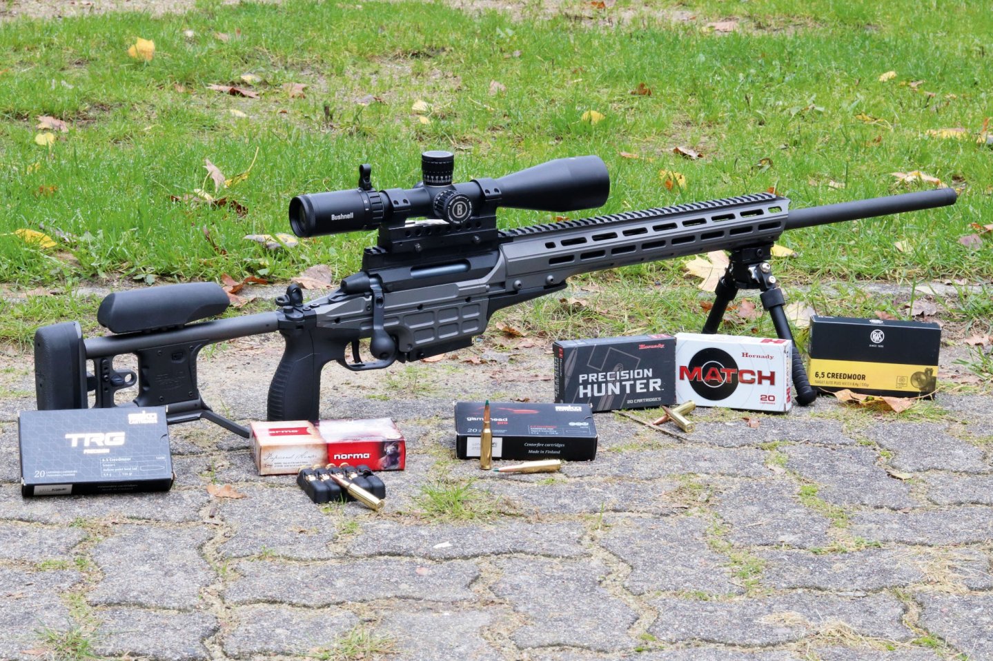 Sako TRG 22 A1: Ausführlicher Test des finnischen Long-Range-Präzisionsgewehrs im Kaliber 6,5 Creedmoor SAKO TRG 22 A1 mit Munition im Kaliber 6,5 Creedmoor.