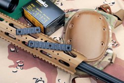 Test & Technik: Sako TRG M 10 in .308 Winchester Die Schiene und der Handschutz der Sako TRG M 10 in .308 Winchester