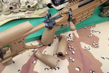 Test & Technik: Sako TRG M 10 in .308 Winchester Der Pistolengriff der Sako TRG M 10 in .308 Winchester