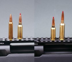 Newcomer mit Qualitäten – Savage 110 Tactical im neuen Gewehrkaliber 6 mm ARC 6 mm Creedmoor (rechts) - 6 mm ARC (links)