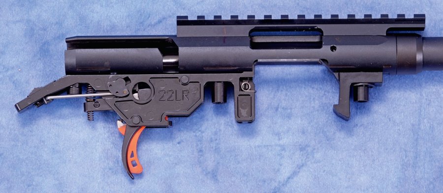 Ausgeschäftete Abzugseinheit der B22 Precision.