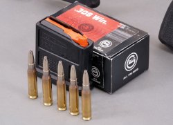 Leichte und leistungsstarke Repetierbüchse: Die SIG Sauer CROSS in .308 Winchester im ausführlichen Test GECO .308 Win. Sport  Patronen