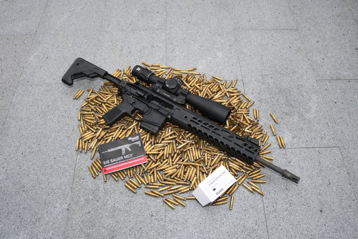 SIG Sauer MCX Virtus auf 1.000 Patronenhülsen