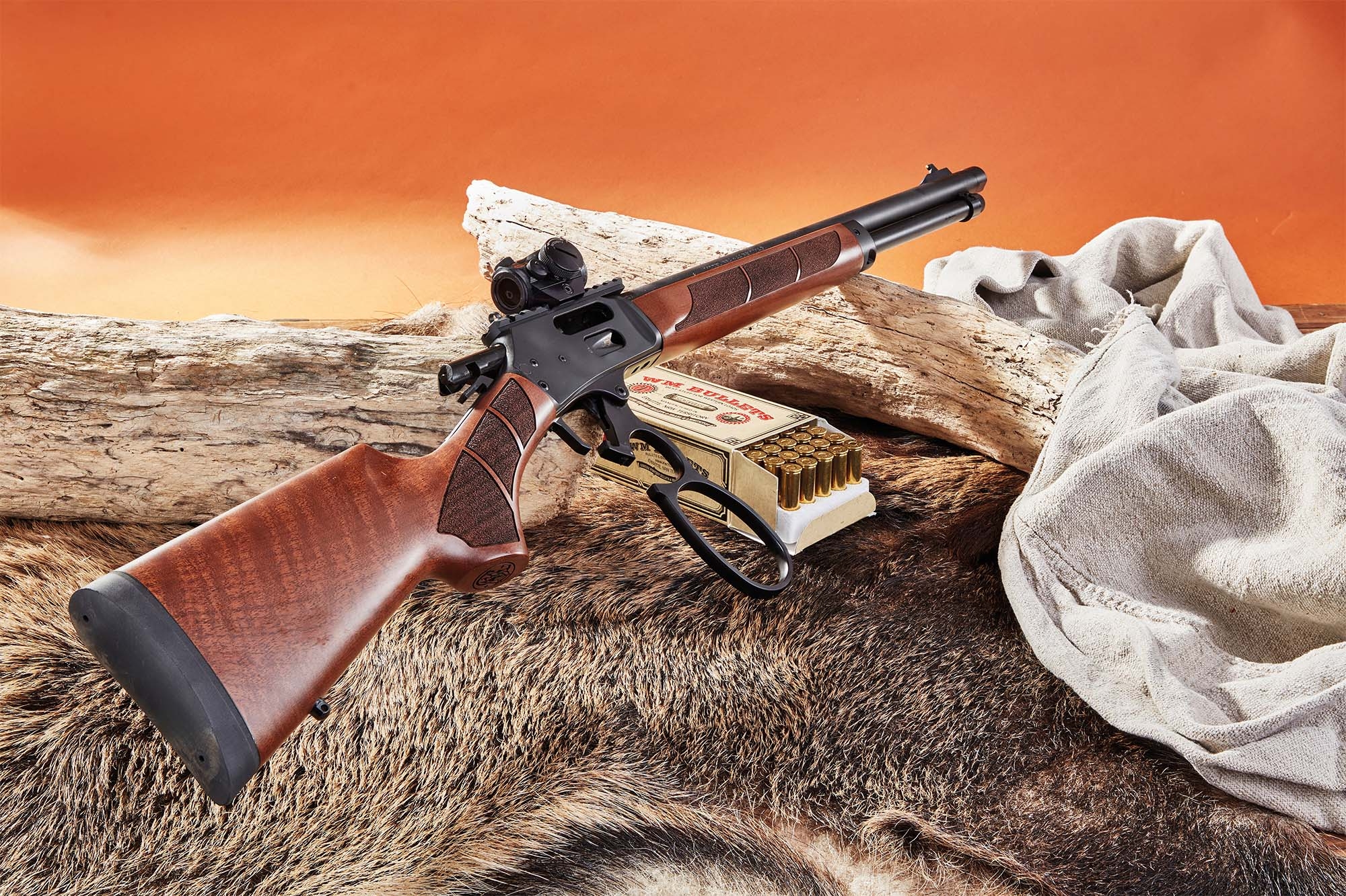 waimex: Smith & Wesson Model 1854 in .44 Magnum: Via Waimex erhältlicher Unterhebelrepetierer im Test waimex: Smith & Wesson Model 1854 in .44 Magnum: Via Waimex erhältlicher Unterhebelrepetierer im Test