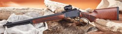 Smith & Wesson Model 1854 in .44 Magnum: Via Waimex erhältlicher Unterhebelrepetierer im Test Smith & Wesson Model 1854 komplett von links.